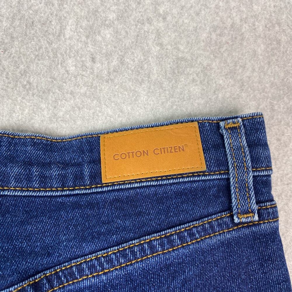 Cotton Citizen Womens 26 Cindy Jean Blue Stretch Denim Button Fly - Picture 9 of 12